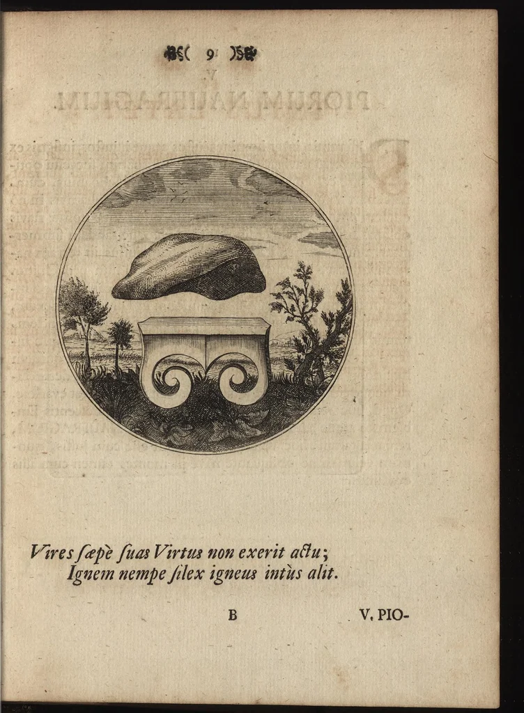 An illustration from Emblemata moralia, 1697, leaf 18