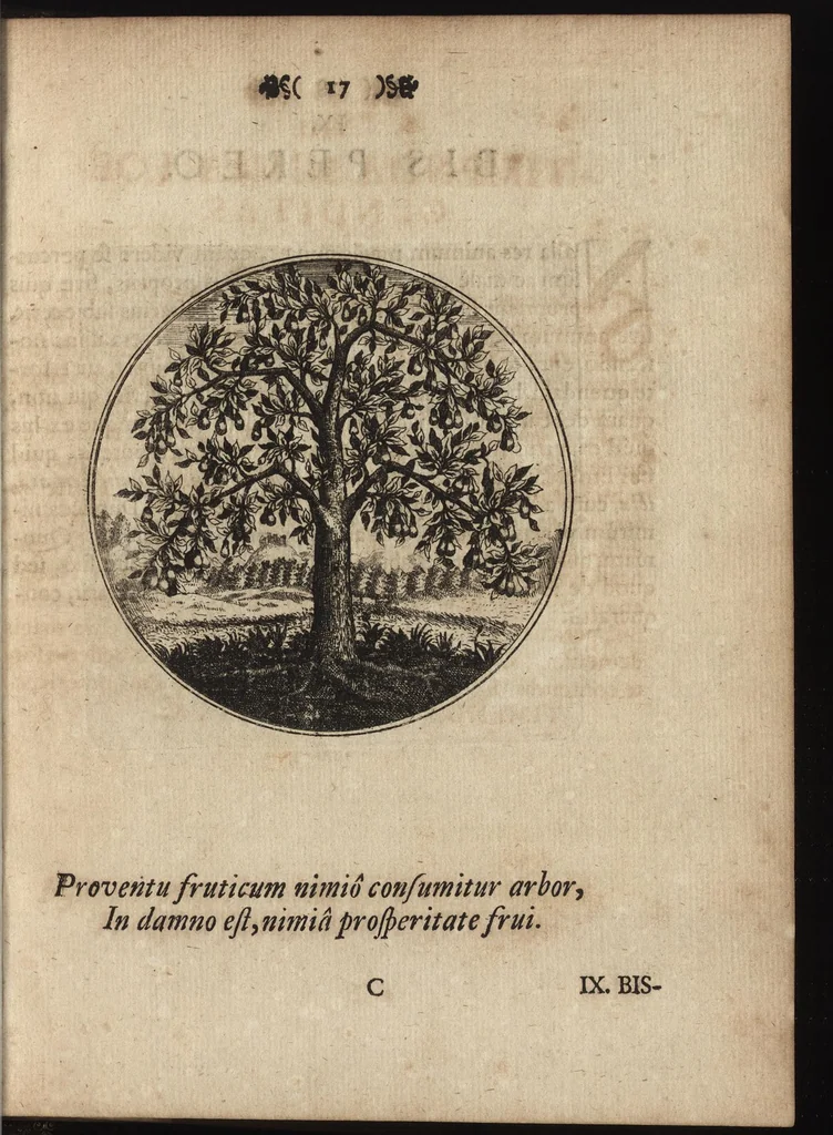 An illustration from Emblemata moralia, 1697, leaf 26