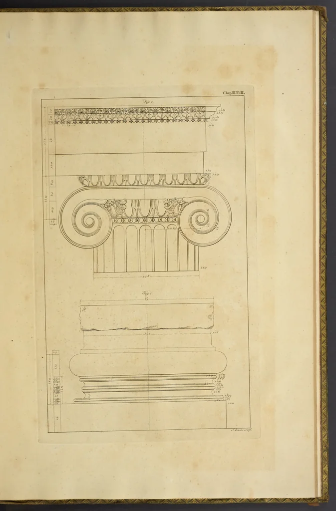 An illustration from Ionian antiqvities, 1769, leaf 108