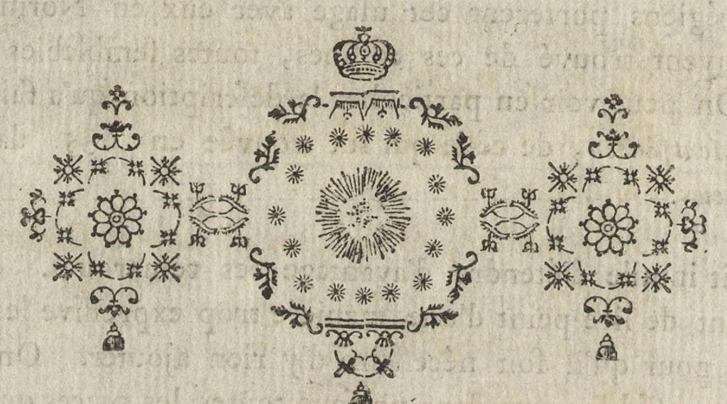 An illustration from Monumens de la mythologie et de la poesie des Celtes et particulierement des anciens Scandinaves : pour servir de supplement et de preuves a l'Introduction a l'histoire de Dannemarc, 1756, leaf 215