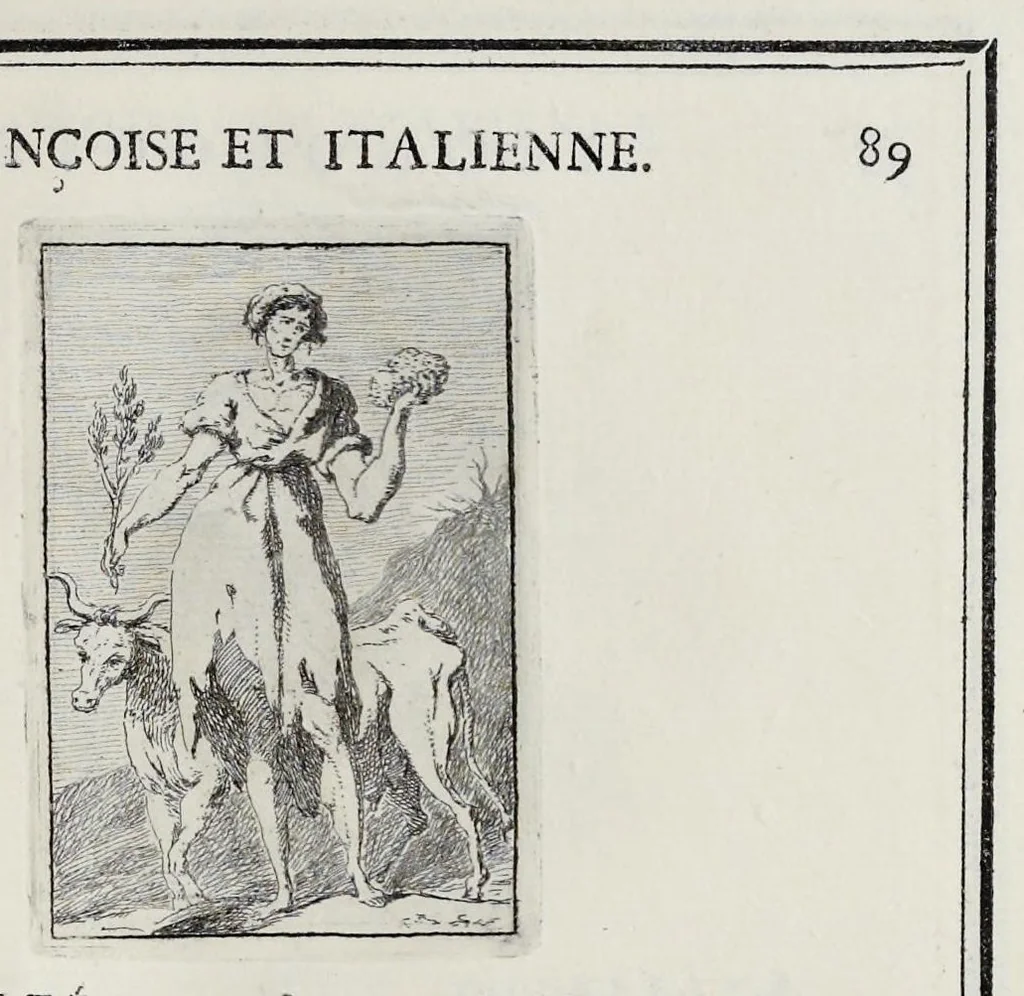 An illustration from Iconologie, tirée de divers auteurs : utile aux gens de lettres, aux poëtes, aux artistes, & généralement à tous les amateurs des beaux-arts, 1759, leaf 116