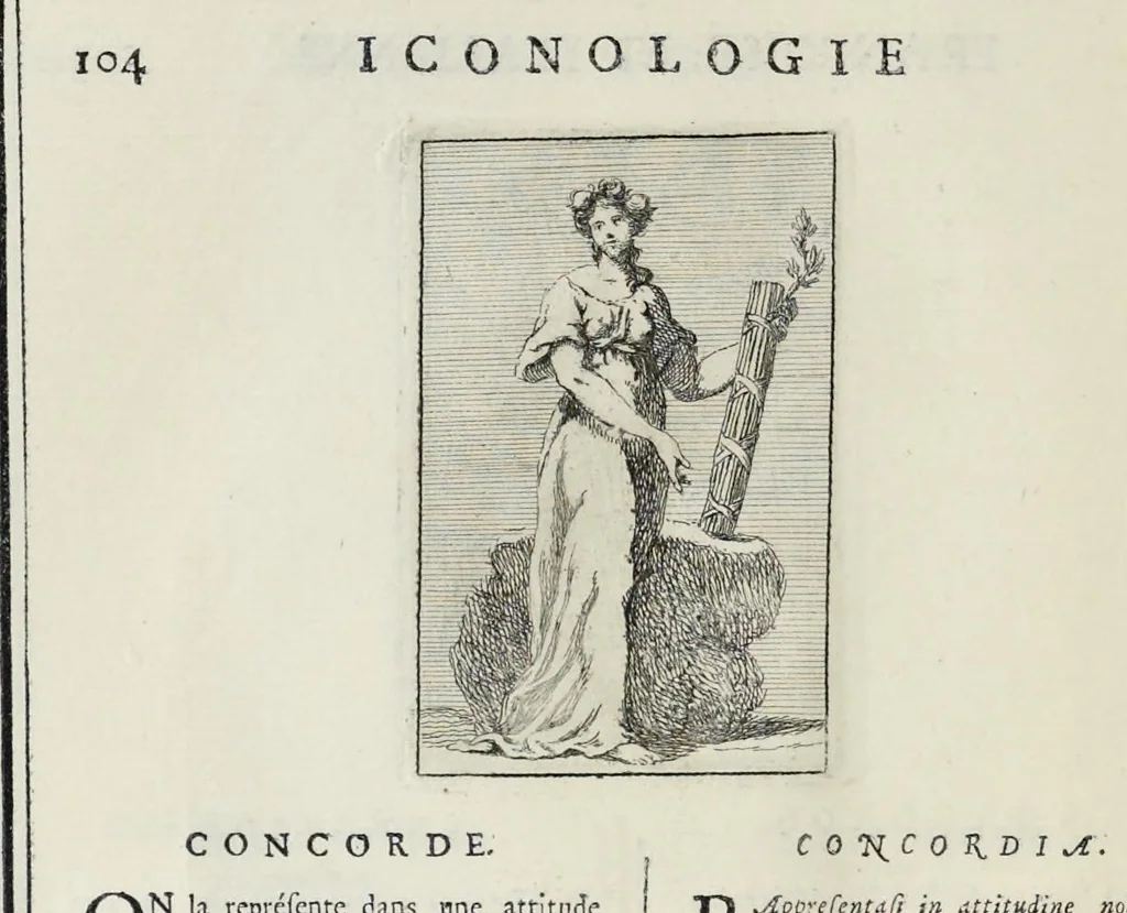 An illustration from Iconologie, tirée de divers auteurs : utile aux gens de lettres, aux poëtes, aux artistes, & généralement à tous les amateurs des beaux-arts, 1759, leaf 131