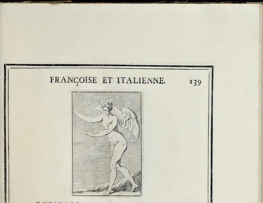 An illustration from Iconologie, tirée de divers auteurs : utile aux gens de lettres, aux poëtes, aux artistes, & généralement à tous les amateurs des beaux-arts, 1759, leaf 166