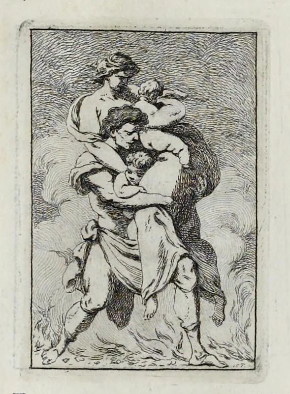 An illustration from Iconologie, tirée de divers auteurs : utile aux gens de lettres, aux poëtes, aux artistes, & généralement à tous les amateurs des beaux-arts, 1759, leaf 200