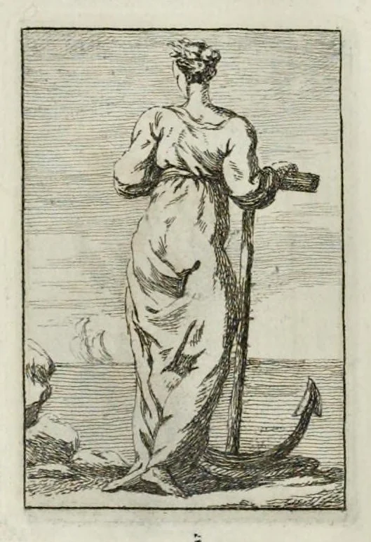 An illustration from Iconologie, tirée de divers auteurs : utile aux gens de lettres, aux poëtes, aux artistes, & généralement à tous les amateurs des beaux-arts, 1759, leaf 217