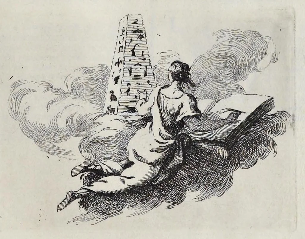 An illustration from Iconologie, tirée de divers auteurs : utile aux gens de lettres, aux poëtes, aux artistes, & généralement à tous les amateurs des beaux-arts, 1759, leaf 242