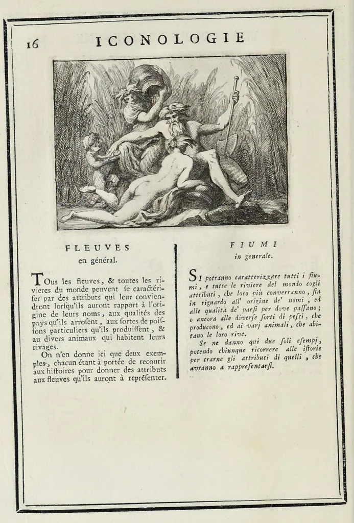 An illustration from Iconologie, tirée de divers auteurs : utile aux gens de lettres, aux poëtes, aux artistes, & généralement à tous les amateurs des beaux-arts, 1759, leaf 259