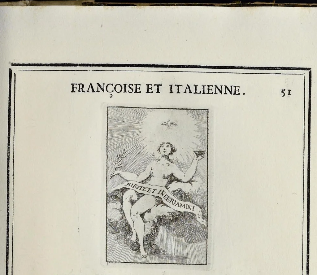 An illustration from Iconologie, tirée de divers auteurs : utile aux gens de lettres, aux poëtes, aux artistes, & généralement à tous les amateurs des beaux-arts, 1759, leaf 294