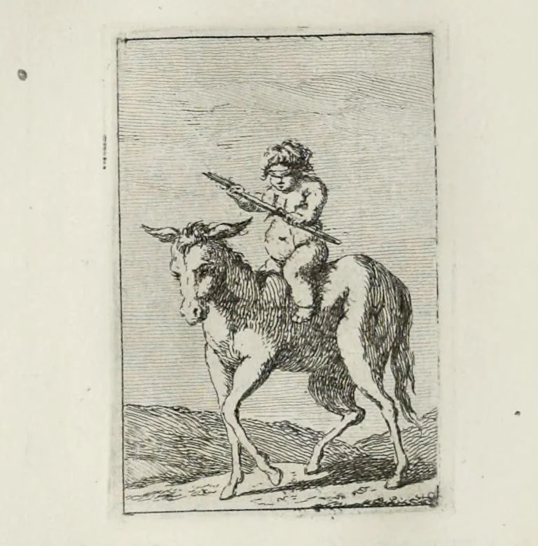 An illustration from Iconologie, tirée de divers auteurs : utile aux gens de lettres, aux poëtes, aux artistes, & généralement à tous les amateurs des beaux-arts, 1759, leaf 345