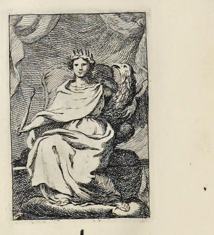 An illustration from Iconologie, tirée de divers auteurs : utile aux gens de lettres, aux poëtes, aux artistes, & généralement à tous les amateurs des beaux-arts, 1759, leaf 413