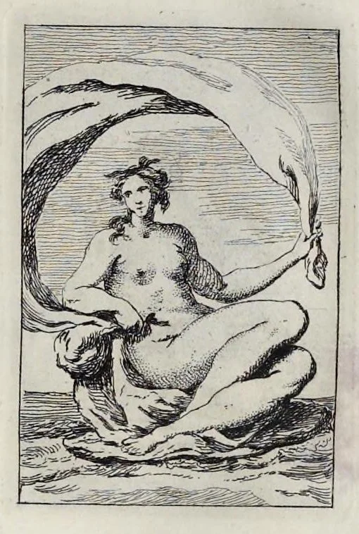 An illustration from Iconologie, tirée de divers auteurs : utile aux gens de lettres, aux poëtes, aux artistes, & généralement à tous les amateurs des beaux-arts, 1759, leaf 490