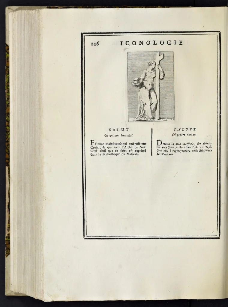 An illustration from Iconologie, tirée de divers auteurs : utile aux gens de lettres, aux poëtes, aux artistes, & généralement à tous les amateurs des beaux-arts, 1759, leaf 593