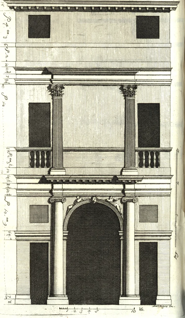 An illustration from Il forestiere istruito delle cose più rare di architettura, e di alcune pitture della città di Vicenza : dialogo, 1761, leaf 137