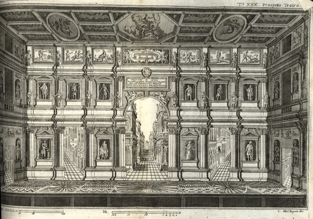 An illustration from Il forestiere istruito delle cose più rare di architettura, e di alcune pitture della città di Vicenza : dialogo, 1761, leaf 150