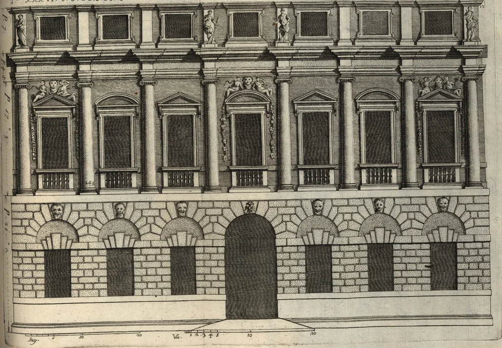 An illustration from Il forestiere istruito delle cose più rare di architettura, e di alcune pitture della città di Vicenza : dialogo, 1761, leaf 188