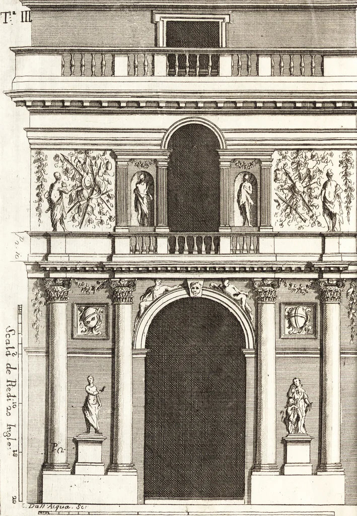 An illustration from Il forestiere istruito delle cose più rare di architettura, e di alcune pitture della città di Vicenza : dialogo, 1761, leaf 31