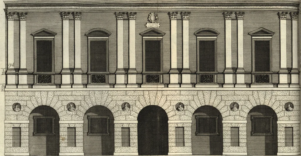 An illustration from Il forestiere istruito delle cose più rare di architettura, e di alcune pitture della città di Vicenza : dialogo, 1761, leaf 63