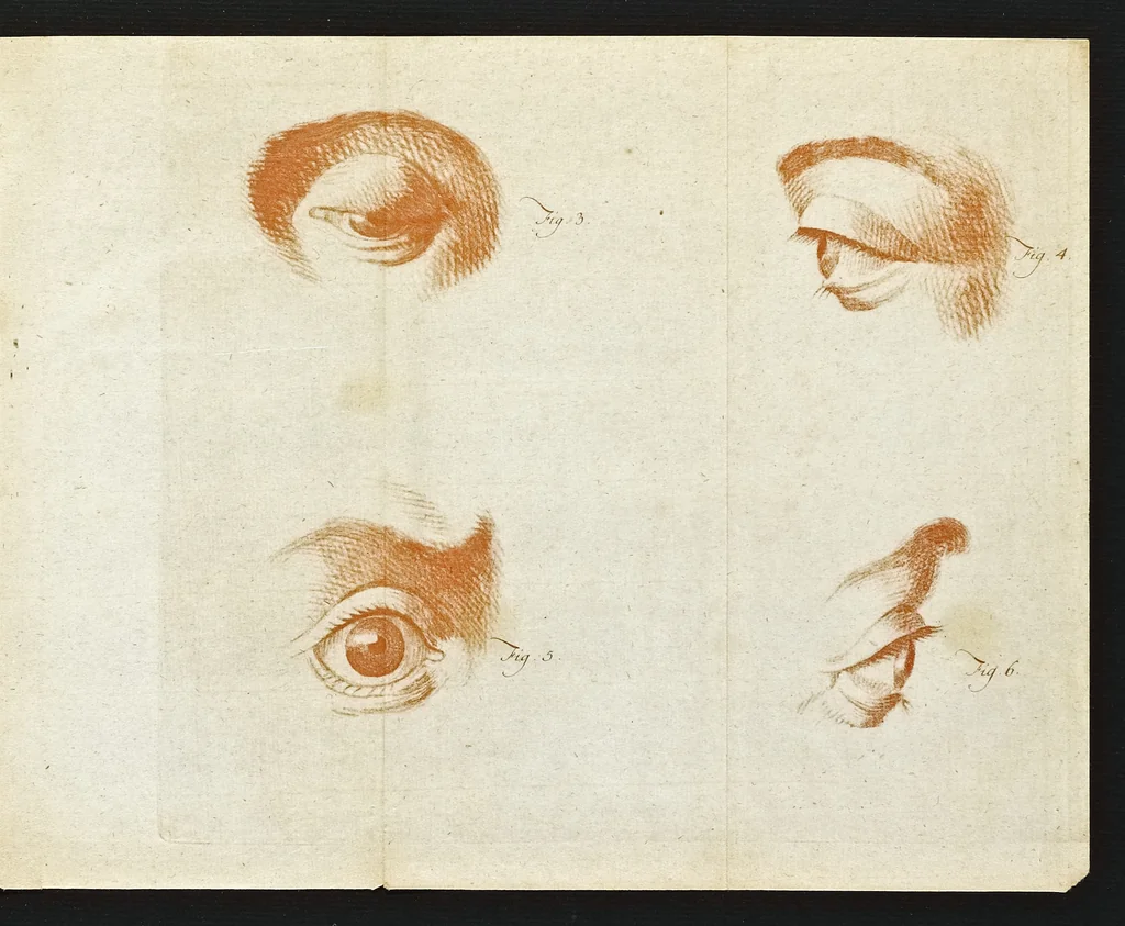 An illustration from Anleitung zum gründlichen Unterricht in der Handzeichungskunst für Anfänger, 1780, leaf 96