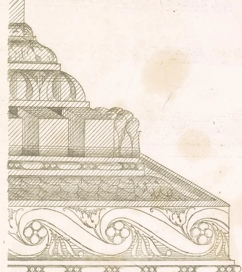 An illustration from [Architectural details, 1535, leaf 44