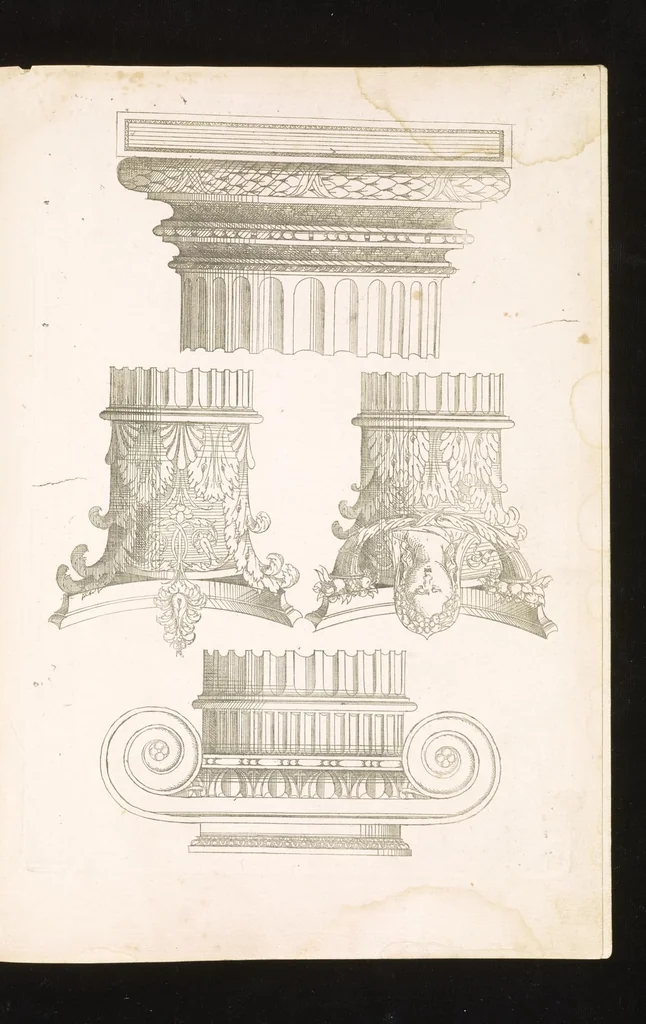 An illustration from [Architectural details, 1535, leaf 54