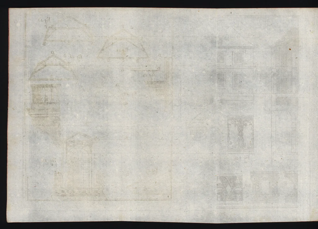 An illustration from Elemens de l'architecture civile, à l'usage des cavaliers du College Roial Thérésien, 1772, leaf 449