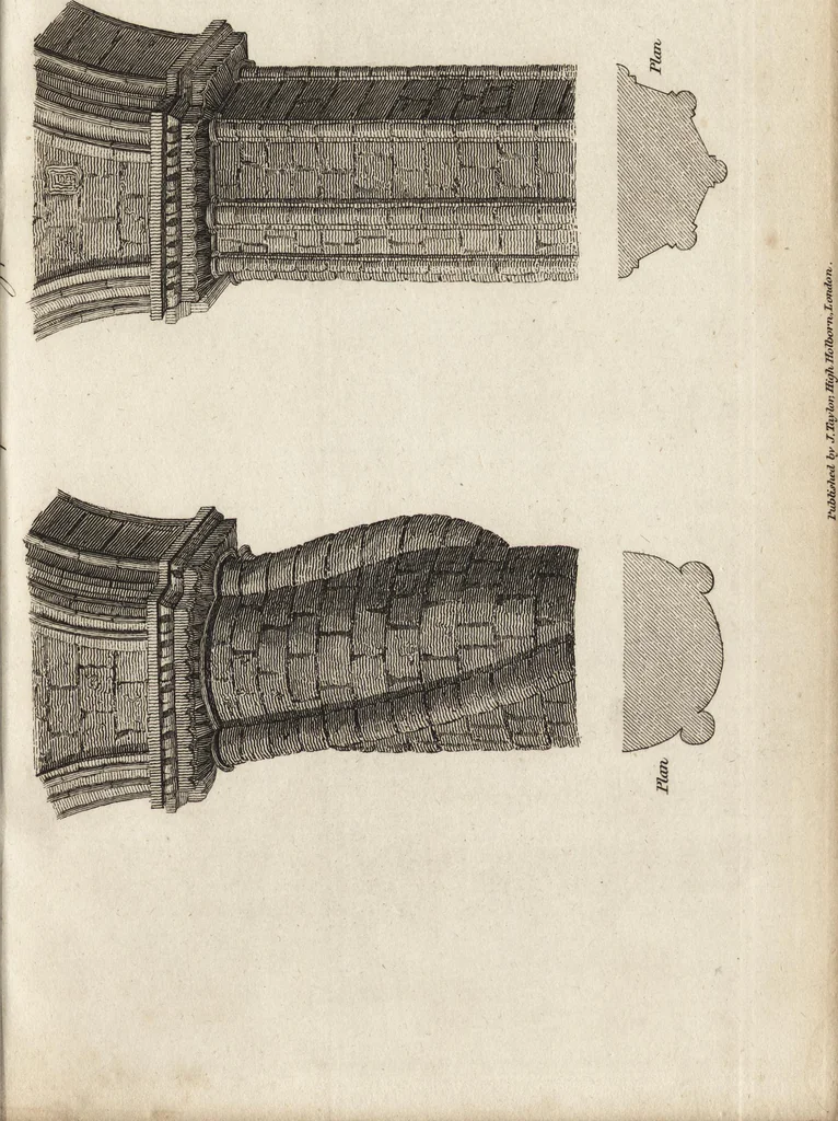 An illustration from Essays on Gothic architecture, 1808, leaf 220