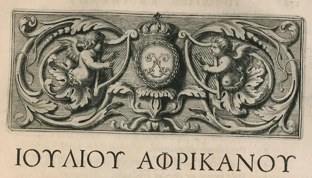 An illustration from Veterum mathematicorum Athenæi, Apollodori, Philonis, Bitonis, Heronis, et aliorum opera, Græce et Latine, pleraque nunc primum edita, 1693, leaf 294