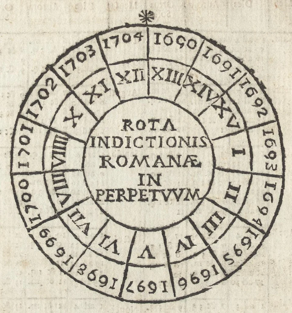 An illustration from Proprium sanctorum Romanorum et aliorum pro sacrosanta Romana cathedrali ecclesia Lateranensi : a Sac. rit. congregatione approbatum : ad commodiorem vsum, in quatuor anni partes distributum, 1690, leaf 17