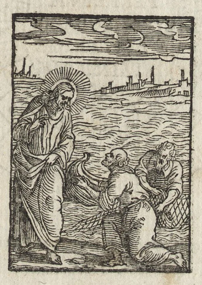 An illustration from Proprium sanctorum Romanorum et aliorum pro sacrosanta Romana cathedrali ecclesia Lateranensi : a Sac. rit. congregatione approbatum : ad commodiorem vsum, in quatuor anni partes distributum, 1690, leaf 18