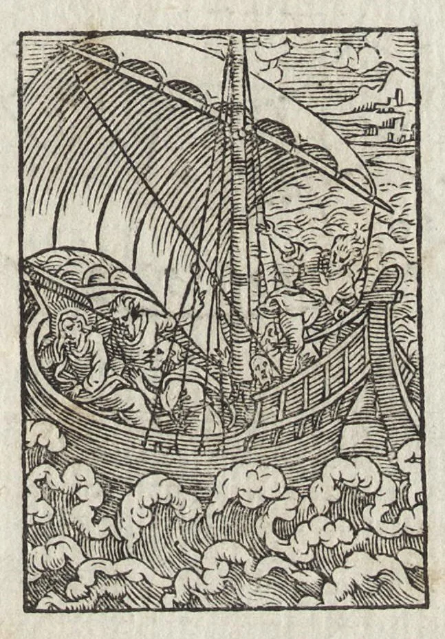 An illustration from Proprium sanctorum Romanorum et aliorum pro sacrosanta Romana cathedrali ecclesia Lateranensi : a Sac. rit. congregatione approbatum : ad commodiorem vsum, in quatuor anni partes distributum, 1690, leaf 20