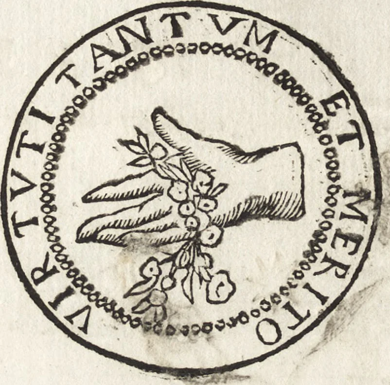 An illustration from Le memorie bresciane : opera historica e simbolica, 1693, leaf 157
