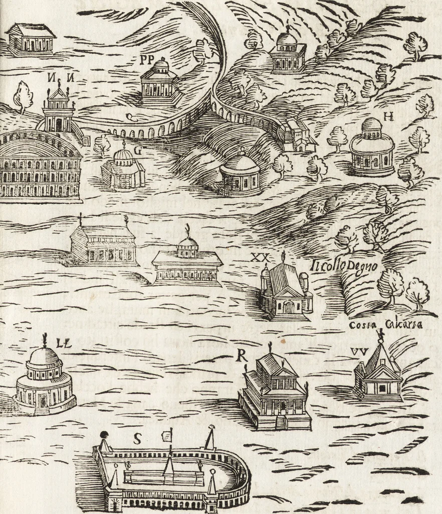 An illustration from Le memorie bresciane : opera historica e simbolica, 1693, leaf 36