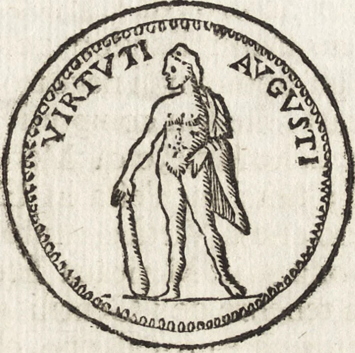 An illustration from Le memorie bresciane : opera historica e simbolica, 1693, leaf 54