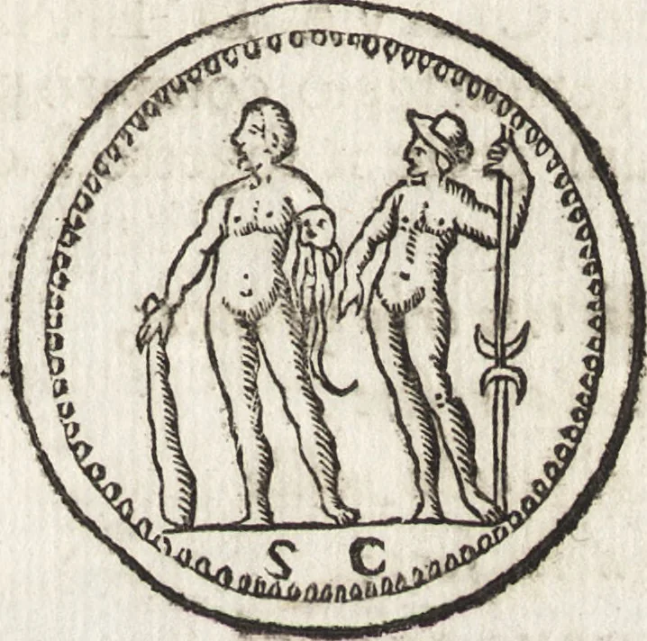An illustration from Le memorie bresciane : opera historica e simbolica, 1693, leaf 54
