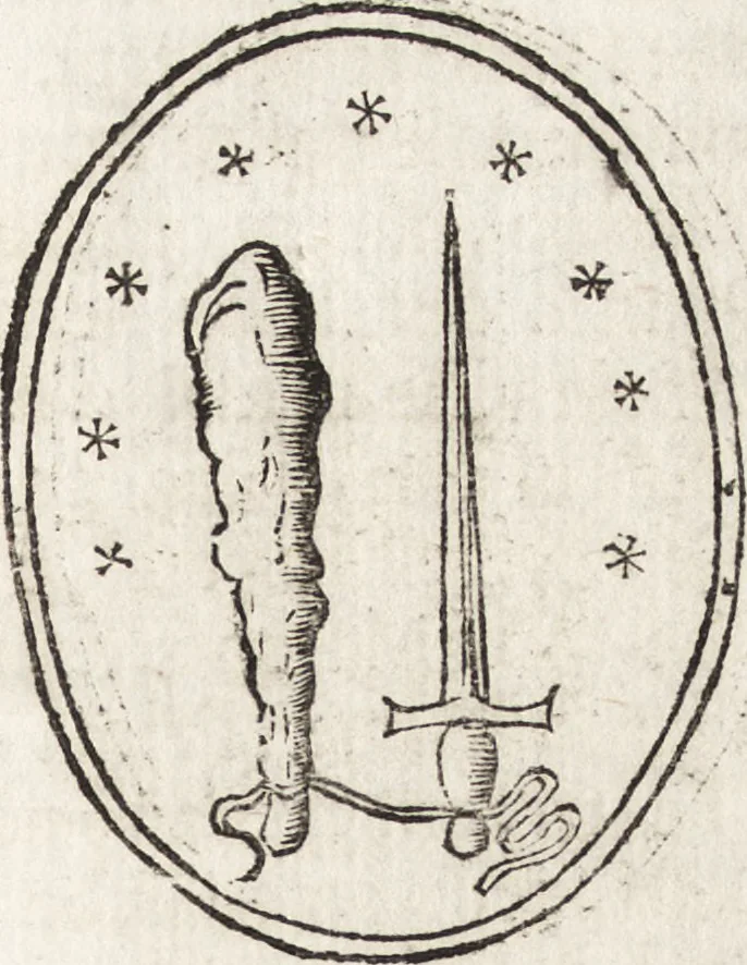 An illustration from Le memorie bresciane : opera historica e simbolica, 1693, leaf 56