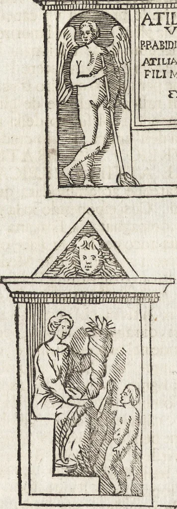 An illustration from Le memorie bresciane : opera historica e simbolica, 1693, leaf 65