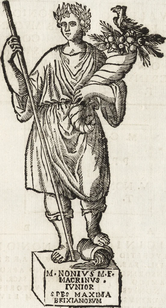An illustration from Le memorie bresciane : opera historica e simbolica, 1693, leaf 76