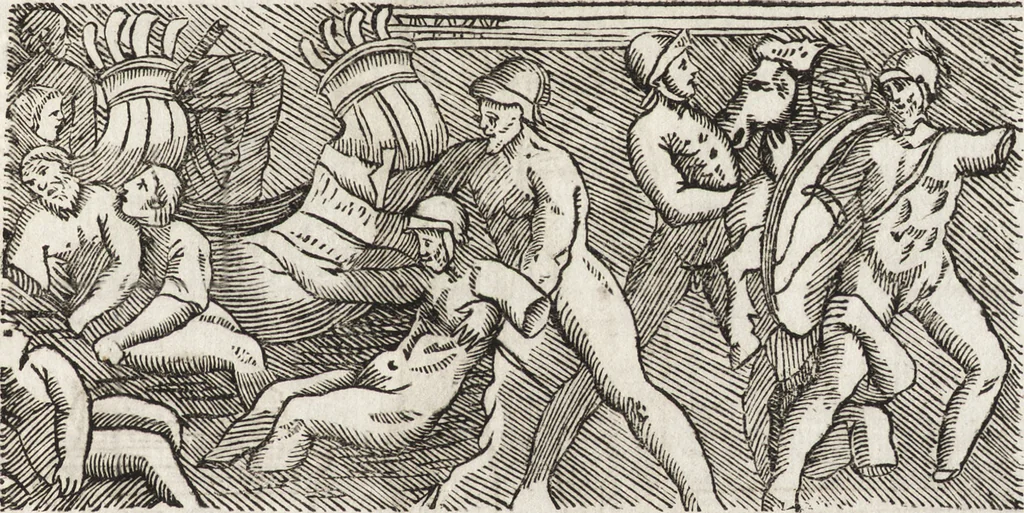 An illustration from Le memorie bresciane : opera historica e simbolica, 1693, leaf 84