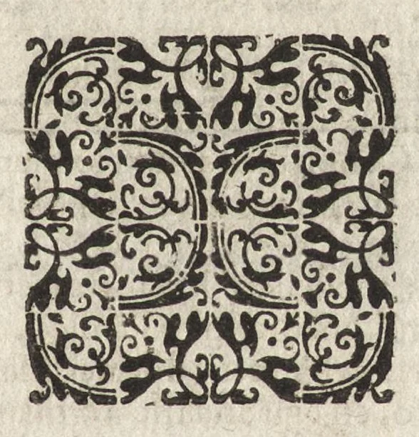 An illustration from Le vite de' più eccellenti pittori, scultori et architetti, 1647, leaf 428