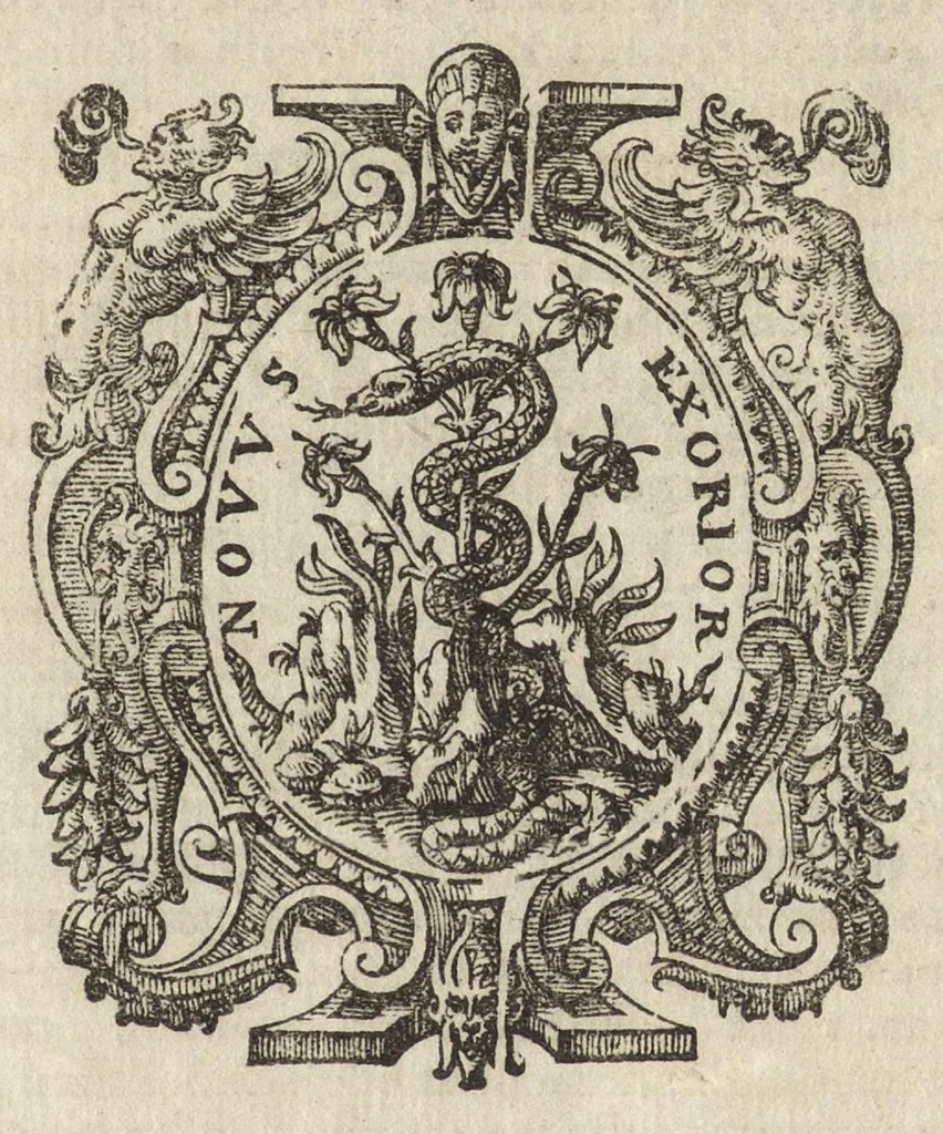 An illustration from Le vite de' più eccellenti pittori, scultori et architetti, 1647, leaf 550