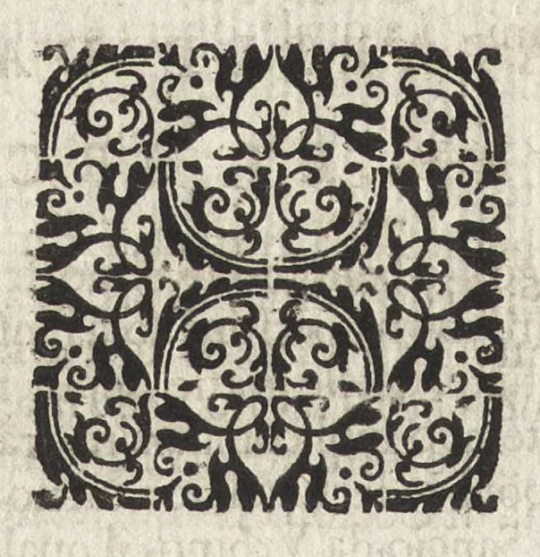 An illustration from Le vite de' più eccellenti pittori, scultori et architetti, 1647, leaf 77