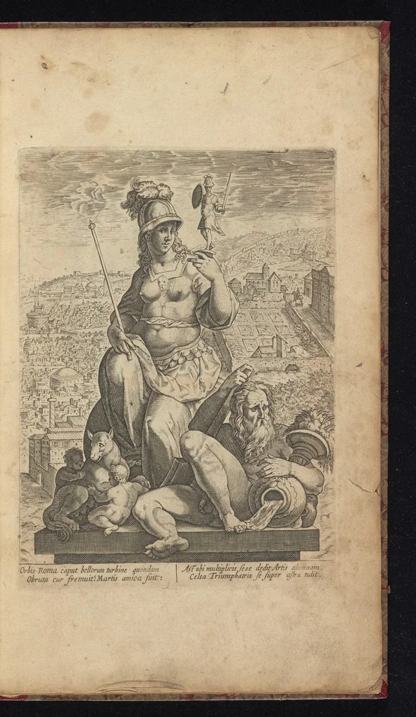 An illustration from The true effigies of the most eminent painters, and other famous artists that have flourished in Europe, curiously engraven on copper-plates : together with an account of the time when they lived, the most remarkable passages of their lives, and most considerable works : very useful for all such gentlemen as are lovers of art and ingenuity, 1694, leaf 28