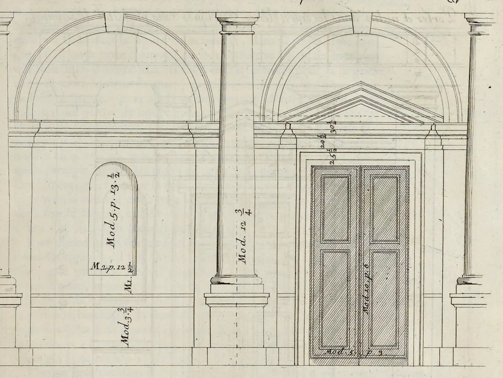 An illustration from Cours d'architecture enseigné dans l'Academie royale d'architecture ..., 1698, leaf 182