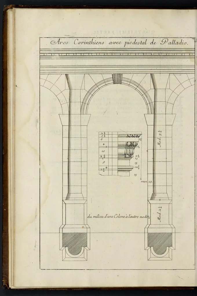 An illustration from Cours d'architecture enseigné dans l'Academie royale d'architecture ..., 1698, leaf 47