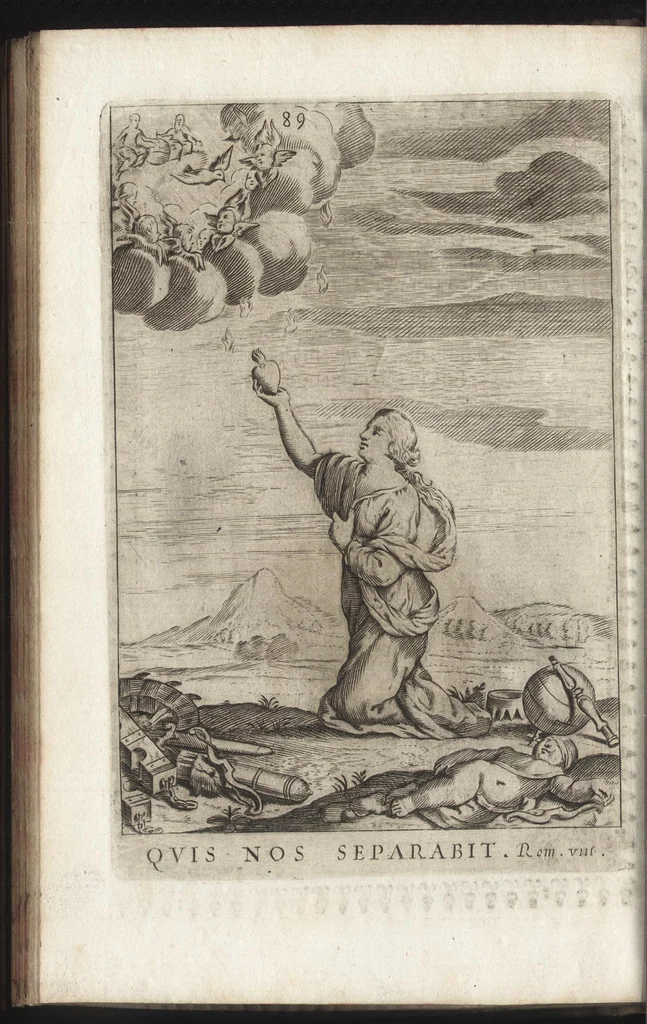 An illustration from Praxis exercitiorum spiritualium P.N. S. Ignatii;, 1695, leaf 111