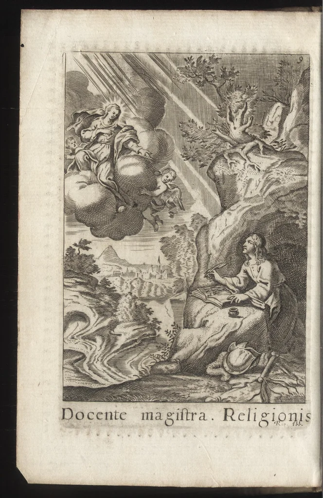 An illustration from Praxis exercitiorum spiritualium P.N. S. Ignatii;, 1695, leaf 3