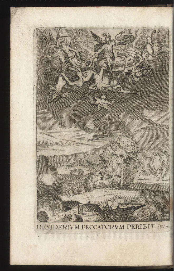 An illustration from Praxis exercitiorum spiritualium P.N. S. Ignatii;, 1695, leaf 33