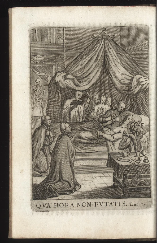 An illustration from Praxis exercitiorum spiritualium P.N. S. Ignatii;, 1695, leaf 53