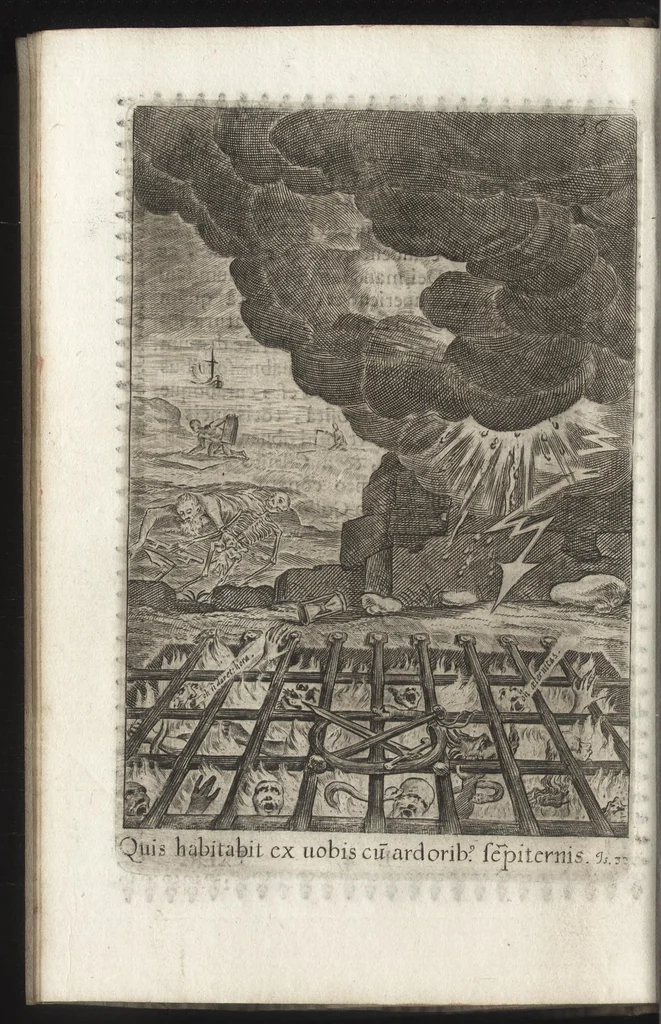An illustration from Praxis exercitiorum spiritualium P.N. S. Ignatii;, 1695, leaf 73