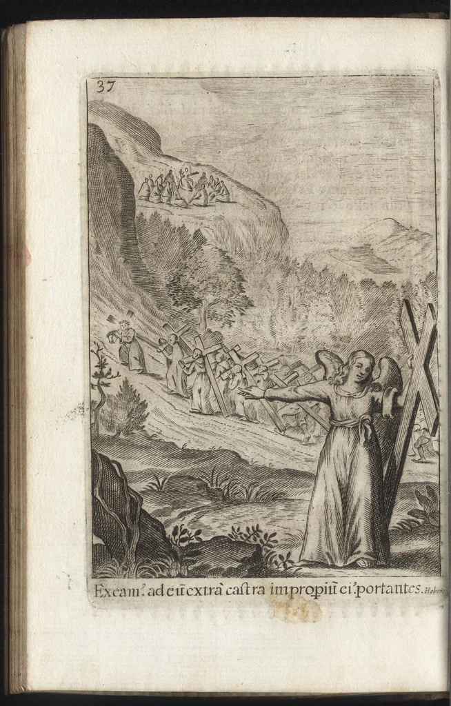 An illustration from Praxis exercitiorum spiritualium P.N. S. Ignatii;, 1695, leaf 83